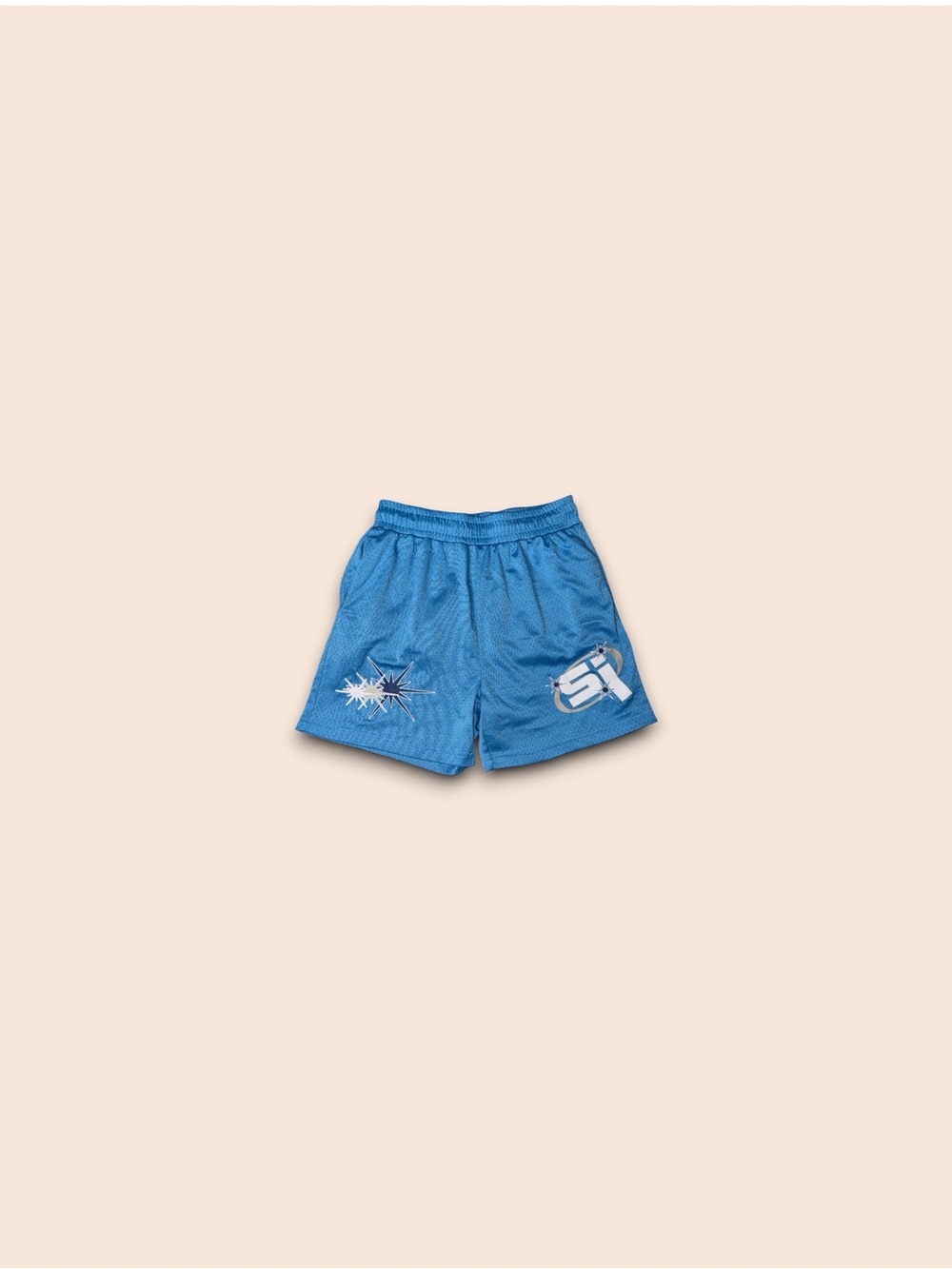 Sample industries sportswear mesh shorts royal blue mens size medium